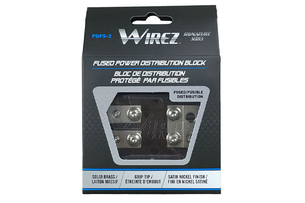 Wirez PDFS-2: Fuse Block, 1 0/4 Gauge, 2 4/8 Gauge