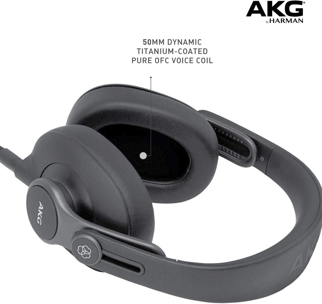 AKG K371: Over-Ear, Closed-Back, Foldable Studio Headphones – AZ