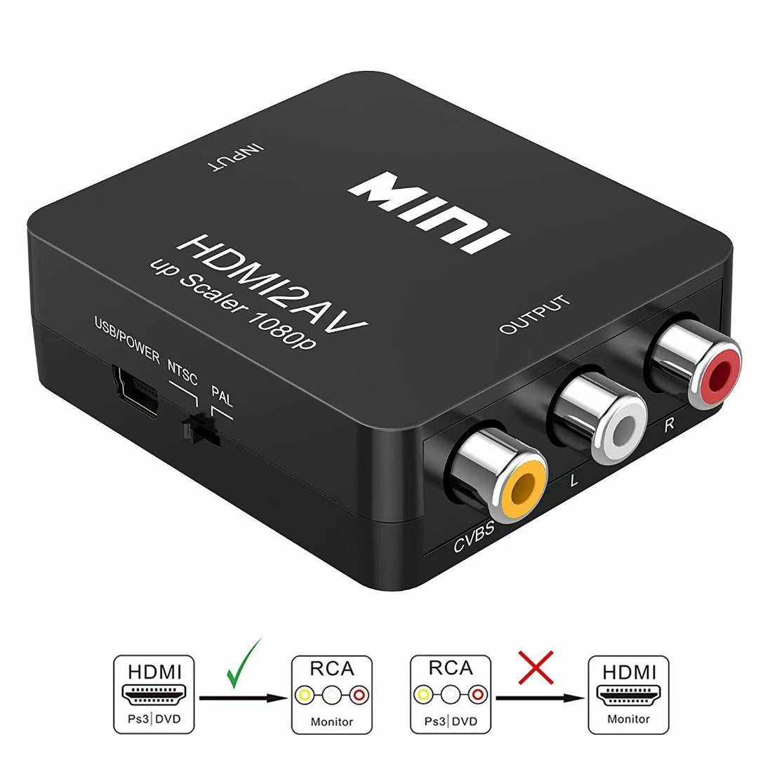 AA 16-6710: HDMI to Composite Audio & Video