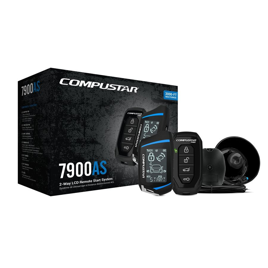Compustar CS7900-AS:All In One 2 Way Remote Starter/Alarm Bundle