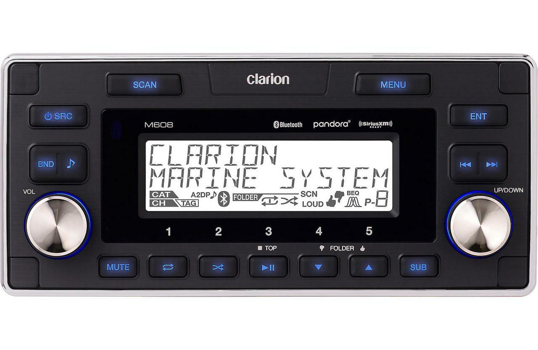 Clarion Marine M608: Multi-Zone Marine Digital Media Receiver
