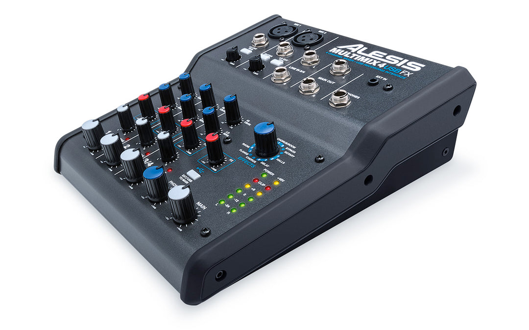 Alesis MM4 USB FX: 4-Channel Mixer with Effects & USB Audio Interface