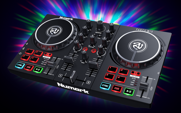 NUMARK Party Mix II : DJ Controller with Built-In Light Show