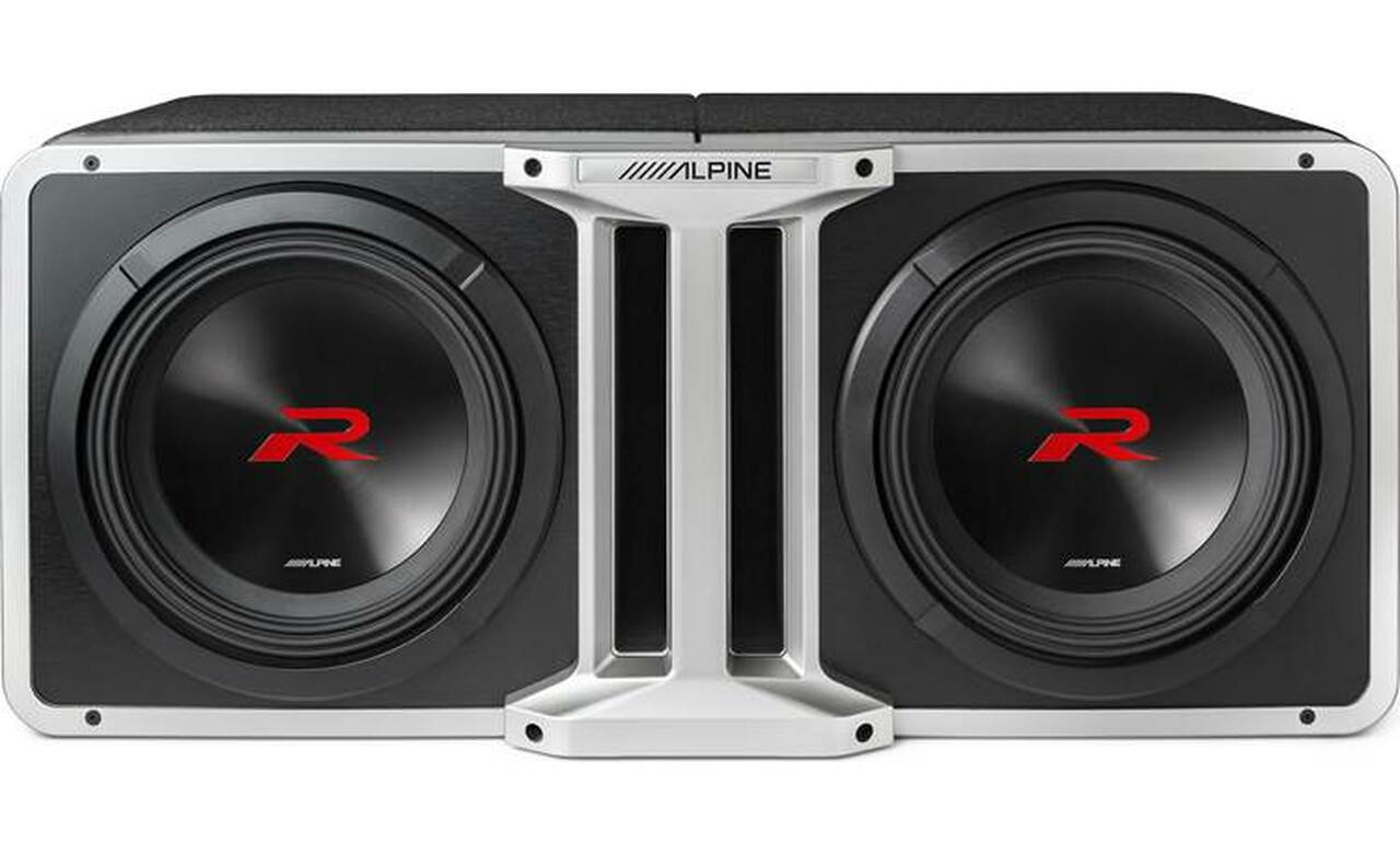 Alpine 10 subwoofer with hot sale enclosure