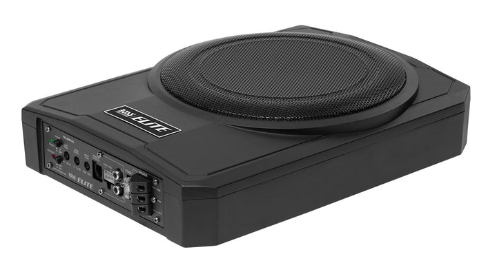 Boss Audio Elite Slim10: 10" SINGLE Voice Coil (2.6 Ohm) 1000W Subwoofer with Enclosure