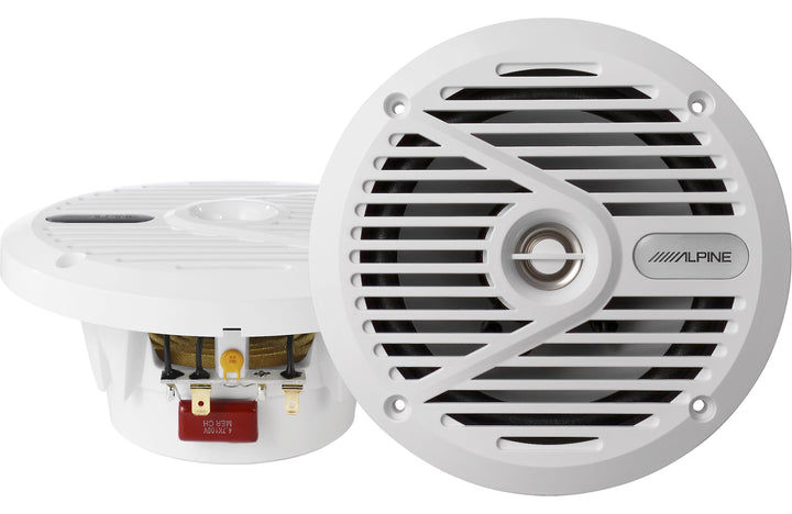 Alpine SPS-M601W: 6.5" 2-Way Marine Speaker (White)