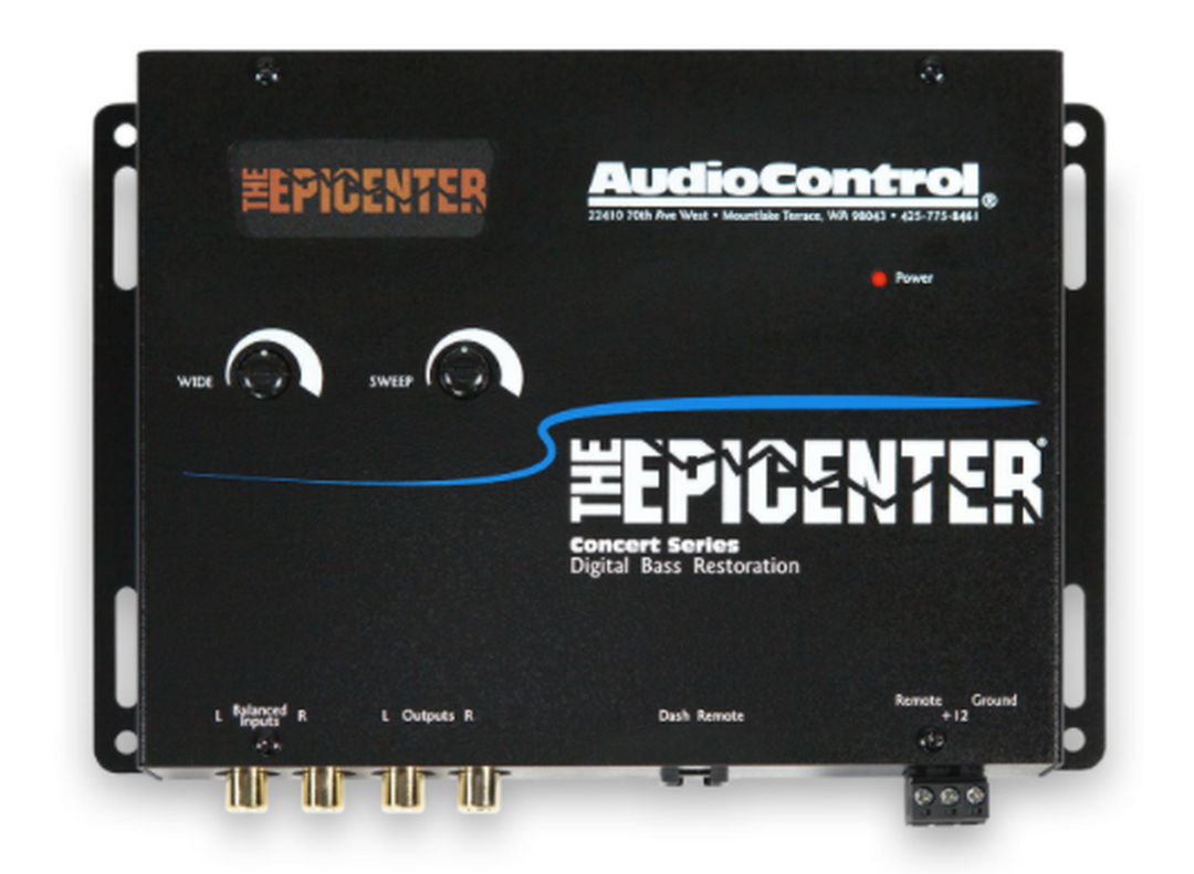 Audio Control  THE EPICENTER®: CONCERT SERIES DIGITAL BASS RESTORATION PROCESSOR