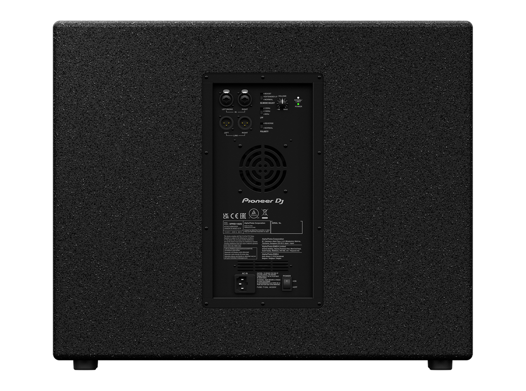 Pioneer DJ-XPRS1182S: 18” reflex loaded active subwoofer