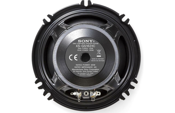 Sony XSGS1631C: 6 - 1 / 2" 3-Way Component Speaker System