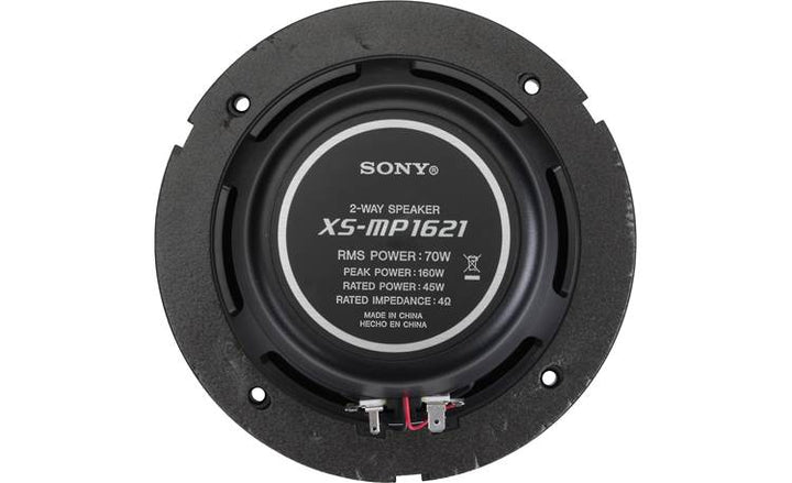 Sony Marine XSMP1621: 6 - 1 / 2" 2-Way Marine Speakers