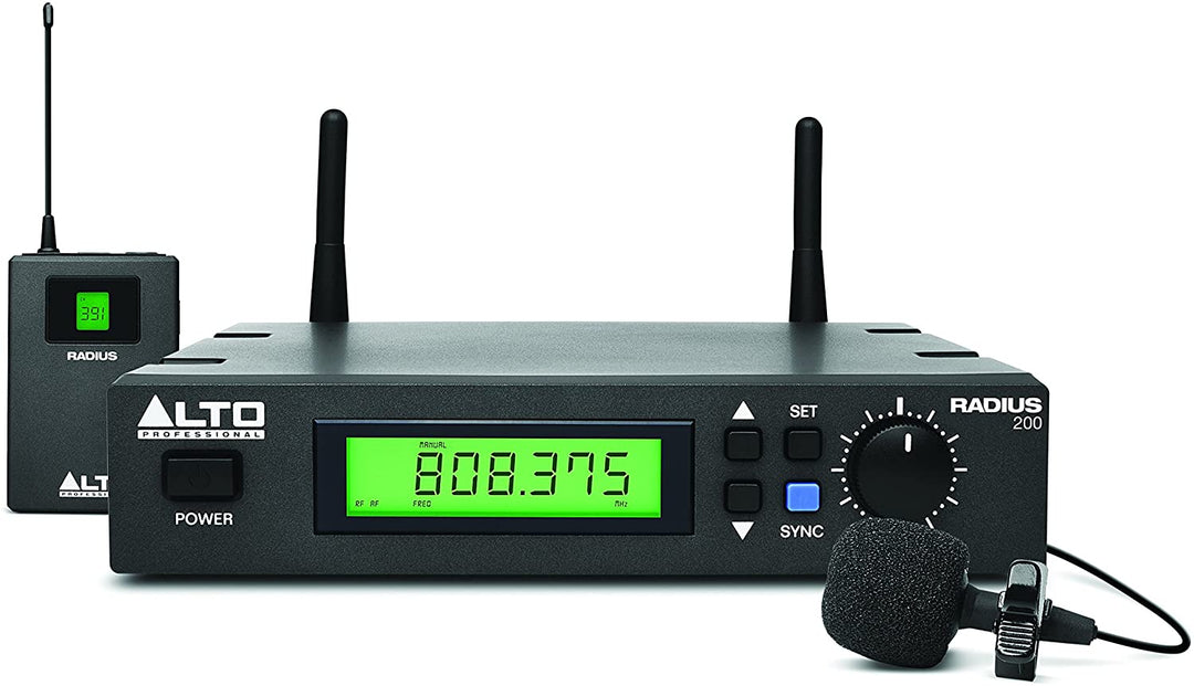 Alto Pro Radius 200L:Professional UHF True Diversity wireless lavalier microphone system