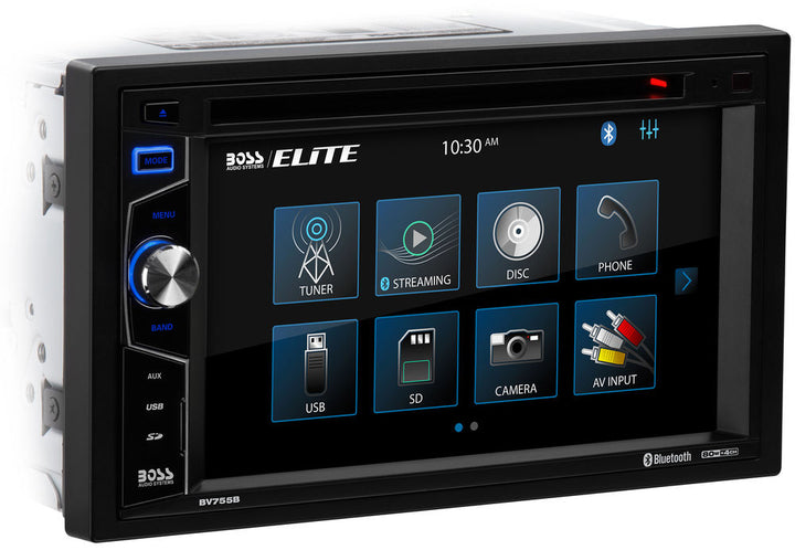 Boss Audio BV755B: Double-Din Bluetooth In-Dash DVD / CD Digital Media Car Stereo Receiver