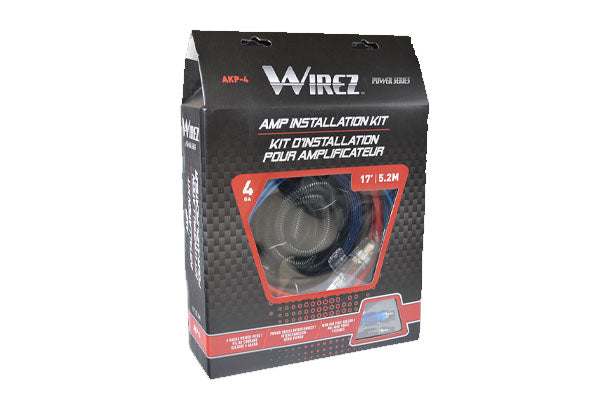 Wirez AKP-8: Power Series 8 Gauge Amplifier Kit