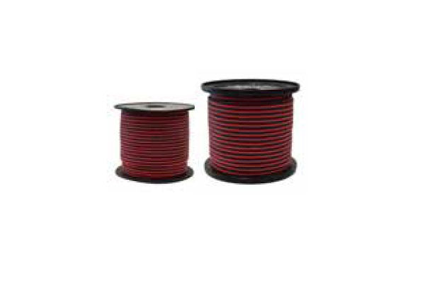 Wirez PTDRB18-250: 18 Gauge Dual Primary Wire Black/Red, 250 Ft