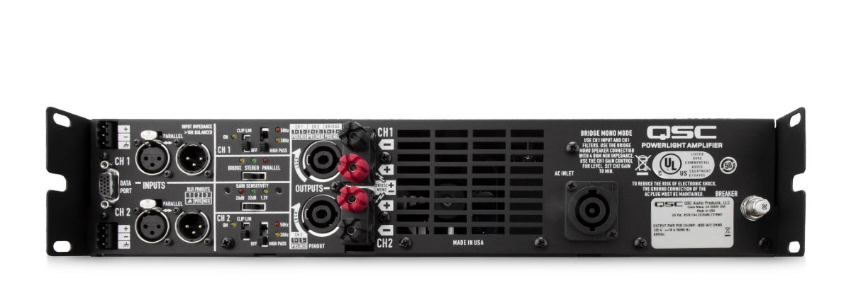 QSC PL380 パワーアンプ PAアンプ Power Amplifier ④ QSC PL380: Power Amplifier – AZ Electronics