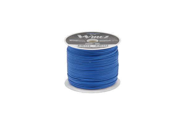 Wirez PTB18-500: 18 Gauge Primary Wire Blue, 500 Ft