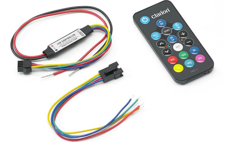 Clarion Marine CMR-L1: Clarion CMR-L1 Remote control for Clarion RGB LED-equipped marine speakers