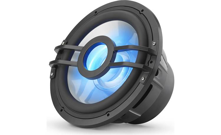 Clarion Marine CMSP-101RGB-4: Premium Series 10" 4-ohm marine subwoofer with built-in RGB LED lighting