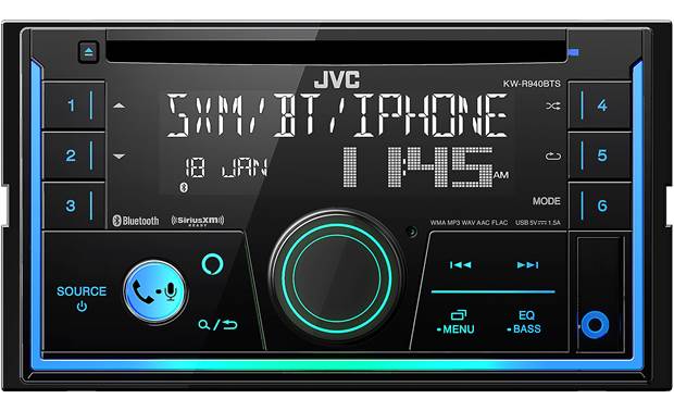 JVC KW-R940BTS: Double-Din In-Dash CD Receiver