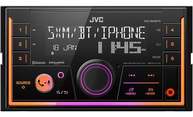 JVC KW-X840BTS: Double-Din Mech-Less Digital Media Receiver