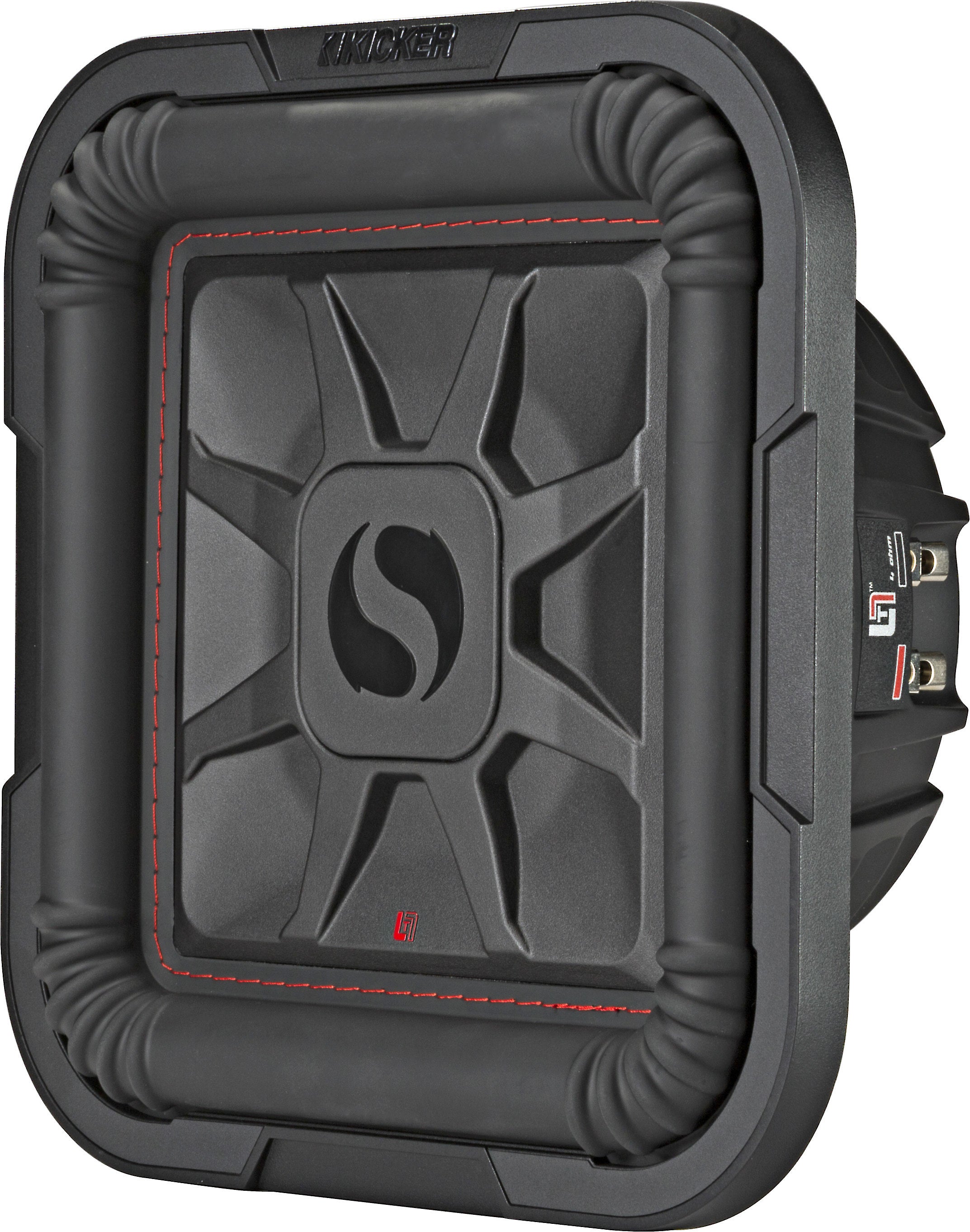 KICKER 46L7T104 Car Audio L7T Shallow Mount 10 Sub Square L7