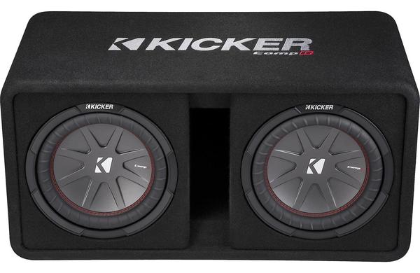 Kicker 48DCWR102: 10" CompR-Series Dual Ported Enclosure