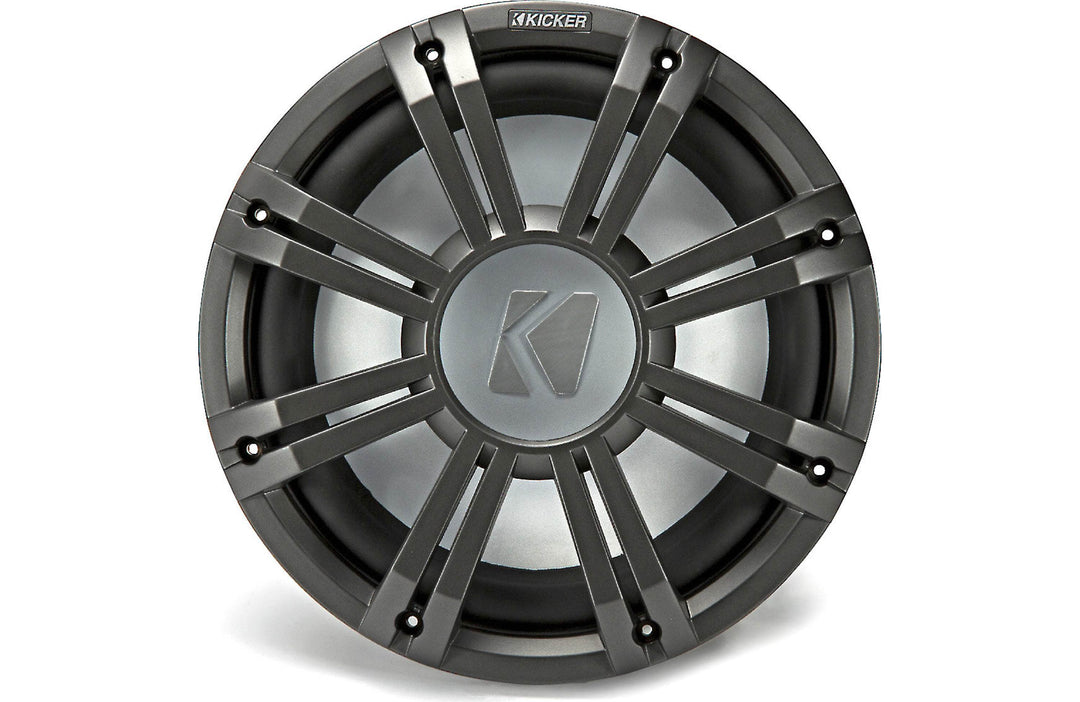 KICKER MARINE 45KMG10C: Kicker 45KMG10C KMG10 10-Inch (25cm) Grille, LED, Charcoal