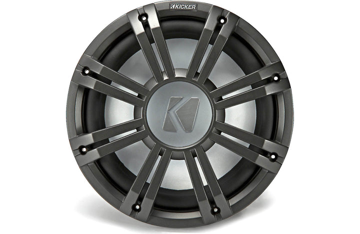 Kicker 45KMG10C: 10" Charcoal LED Subwoofer Grille