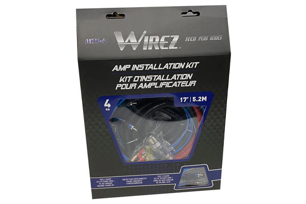 Wirez AKTP-4: Tech Plus Series 4 Gauge Amplifier Kit