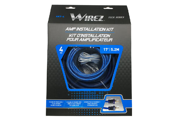 Wirez AKT-4: Tech Series 4 Gauge Amplifier Kit