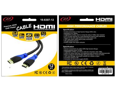 HDMI CABLE 12FT