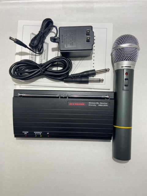WMA-202H ACC: VHF Handheld Wireless Microphone