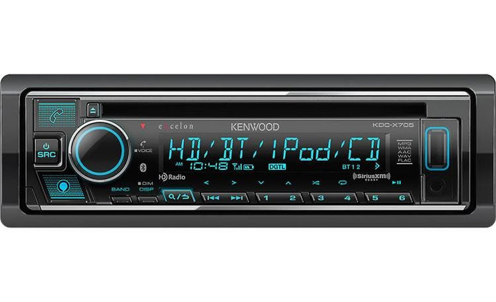 KDC-X705: CD-Receiver with Bluetooth & HD Radio