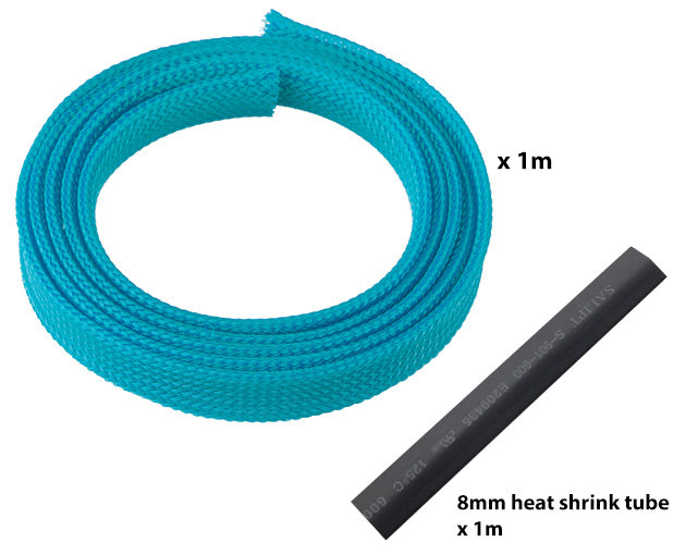 162797 AutoM:Wire Sleeving Braided Expendable 10M=30FT