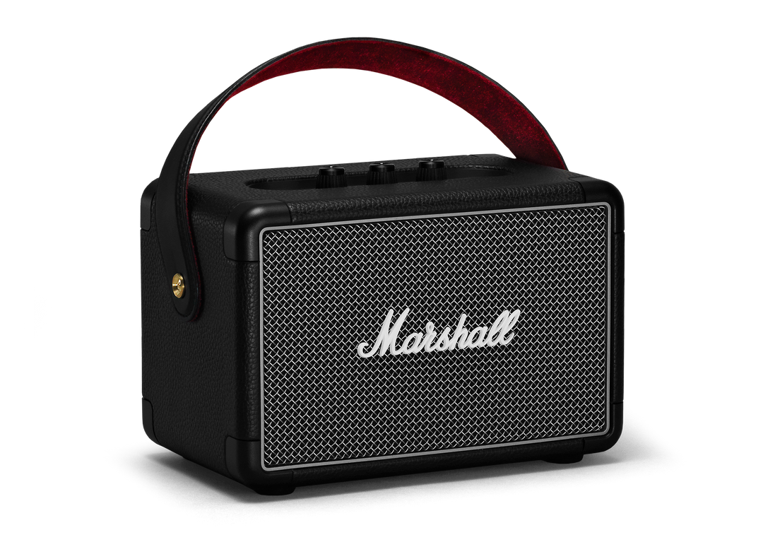 Marshall Kilburn 04091189 Splashproof Bluetooth Wireless Speaker - Black (Recertified)