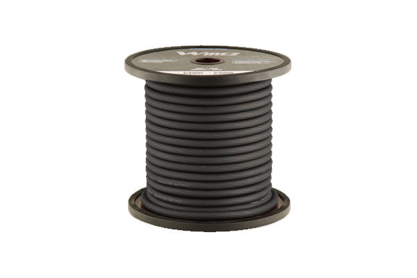 Wirez PTBK4-100: Tech Series 4 Gauge Power Wire Black, 100ft.