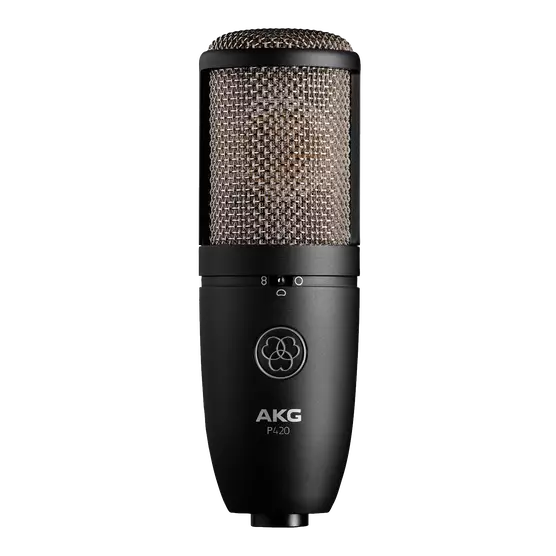 AKG P420-MIC: High-performance dual-capsule true condenser microphone