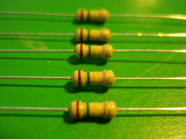 182307 AutoM:Resistor 150K Ohms 1/4W Pack of 5