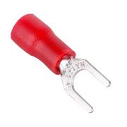 RS-8: Red Vinyl Insulated Spade Connector 15Pcs
