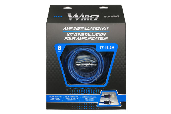 Wirez AKT-8: Tech Series 8 Gauge Amplifier Kit