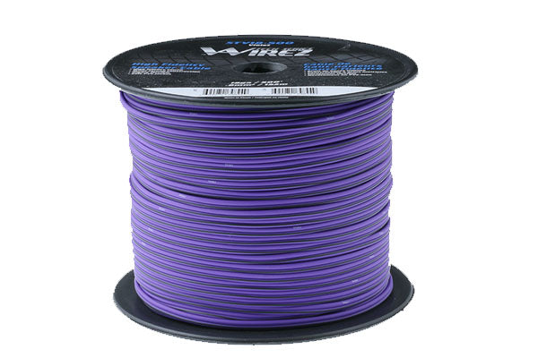 Wirez STV18-500: Tech Series 18 Gauge Violet Speaker Wire, 500 Ft.
