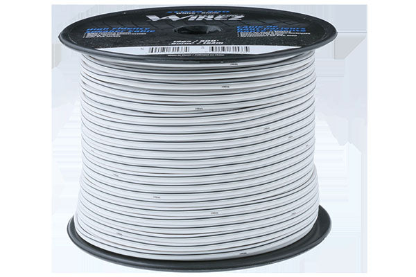 Wirez STW18-500: Tech Series 18 Gauge White Speaker Wire, 500 Ft.