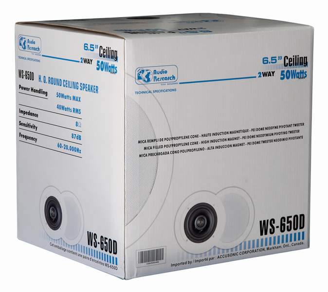 WS-650D ACC:Ceiling Speaker 6x1/2"